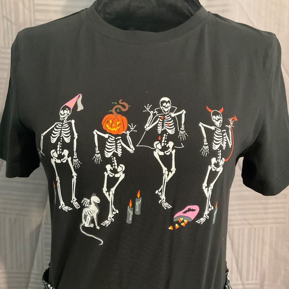 Skeleton Boogie Shirt and Skirt - Picture 2 of 10